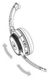 V7 HB600S - Headset tragen - 2