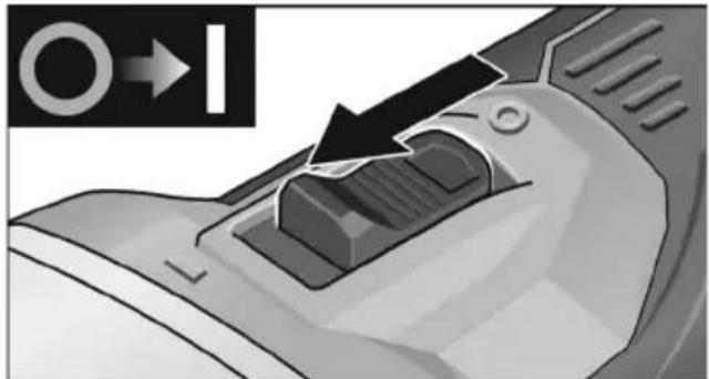 Flex RFE 40 18.0-EC - Elektrowerkzeug ein- und ausschalten - 1