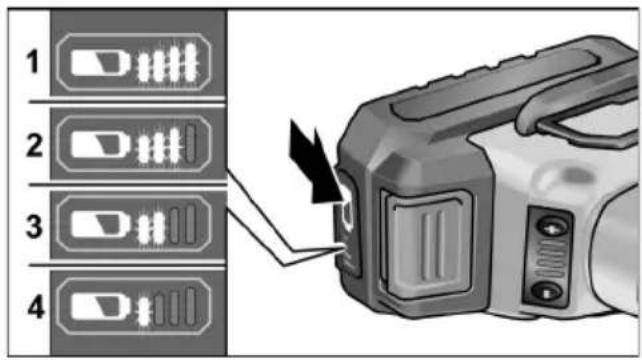 Flex RFE 40 18.0-EC - Battery state of charge - 1
