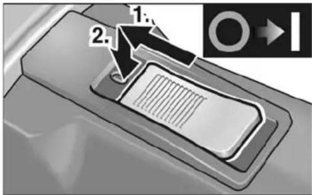 Flex LST 1503 VR - Continuous operation with engaged switch rocker: - 1