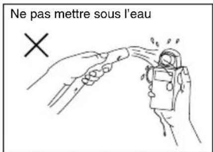 Ne pas mettre sous l'eau ×
