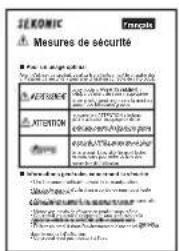 SEMICONIC Mesures de sécurité AFRS ATTENTION FINS