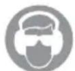 Flex CS 60 WET - Symbols on the power tool - 2