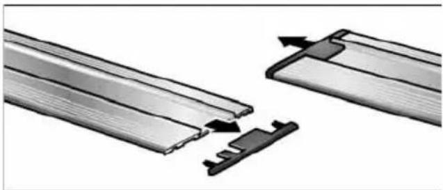 Flex CS 60 WET - Liitososan asennus: - 1