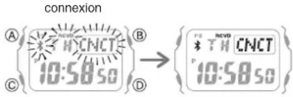 CASIO G-Shock MRG-B5000 - Configuration des réglages de rappel - 1
