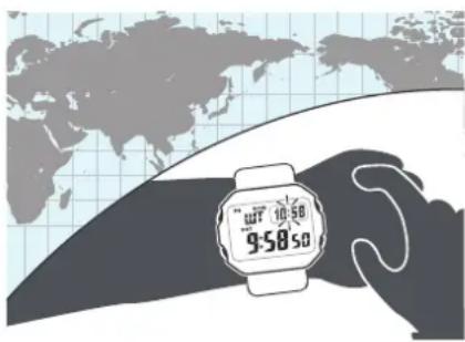 CASIO G-Shock MRG-B5000 - Configuration du réglage de l'heure mondiale - 1