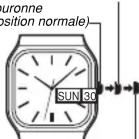 CASIO MTD-125 - Pour régler le jour et le jour de la semaine - 1