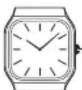 CASIO MTD-125 - Pour régler l'heure - 1