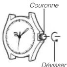 CASIO MTD-130 - Fonctionnement de la couronne - 1