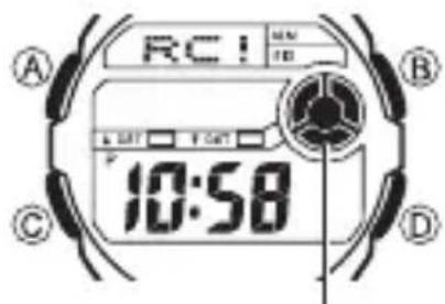 CASIO G-Shock DW-290 - À propose de l'indicateur de réception - 1