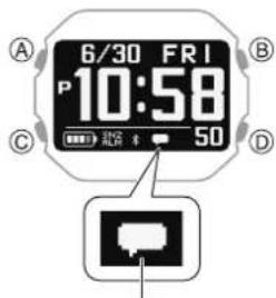 CASIO G-Shock DW-H5600 - Réception des notifications du téléphone - 1