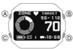 CASIO G-Shock DW-H5600 - - Pour spécifier une zone de fréquence cardiaque cible - 2