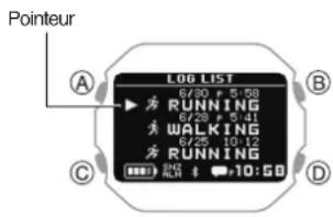 CASIO G-Shock DW-H5600 - Suppression de données spécifiques - 2