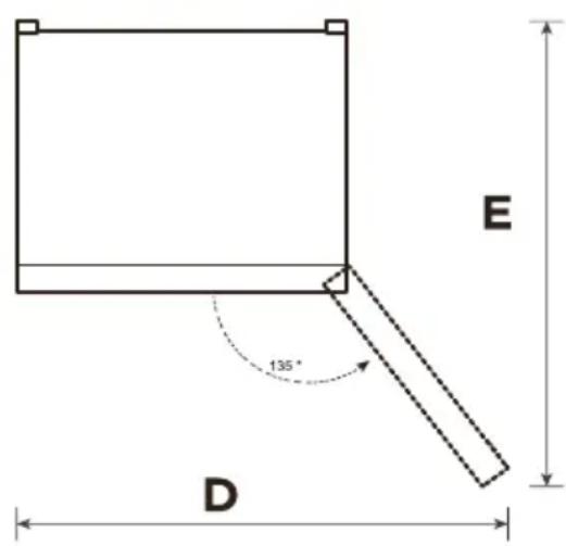 INVENTUM KK1850B - PLATZBEDARF FÜR DIE INSTALLATION - 3