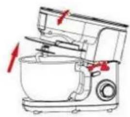 GORENJE MMC1005RW - Using the appliance MIXER BLADE/ WISK/ DOUGH HOOK - 2
