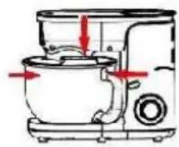 GORENJE MMC1005RW - Using the appliance MIXER BLADE/ WISK/ DOUGH HOOK - 3