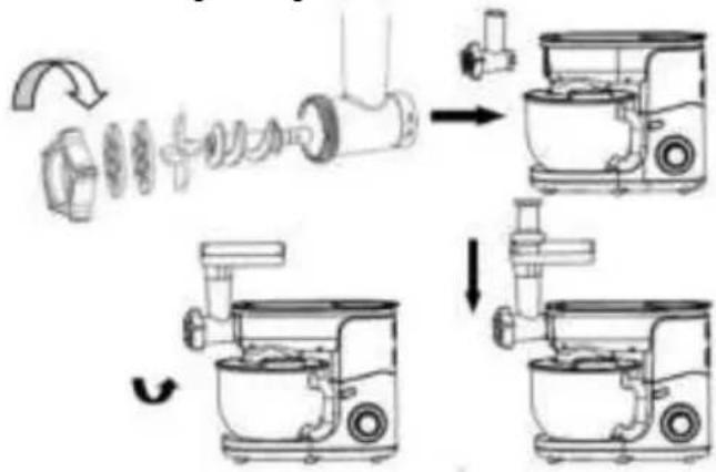 GORENJE MMC1005RW - Mincing meat - tips and warnings - 1