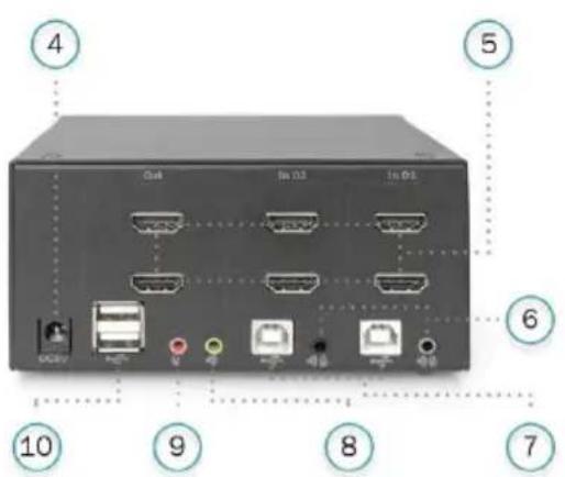 Digitus DS-12860 - Vue arrière - 1