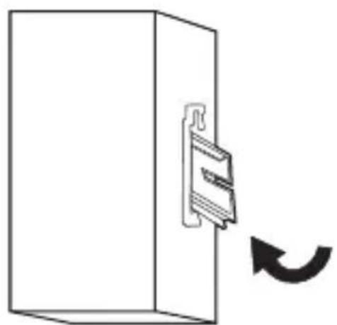 TRENDNET TI-F10S30 - Instructions de fixation rail DIN - 3