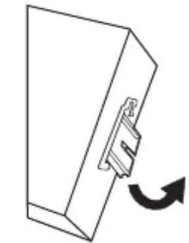 TRENDNET TI-F10SC - Instructions de fixation rail DIN - 2