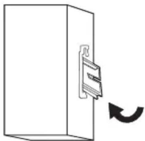 TRENDNET TI-F10SC - Instructions de fixation rail DIN - 3