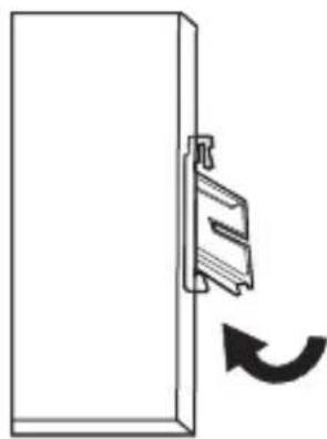 TRENDNET TI-G162 - Instructions de fixation sur rail DIN - 3