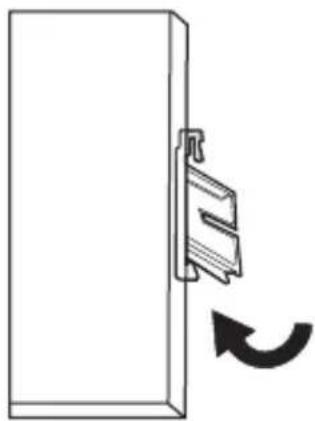 TRENDNET TI-G160i - Instructions de fixation sur Rail DIN - 3