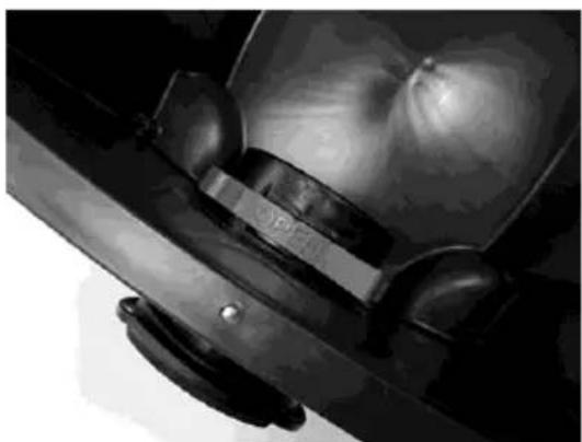 Mafell S 25 M - Inserting the PE-discharge and disposal bag - 3