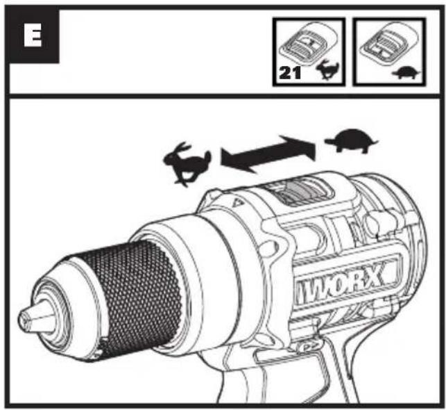 WORX WX352.9 - BRUSHLESS MOTOR - 17