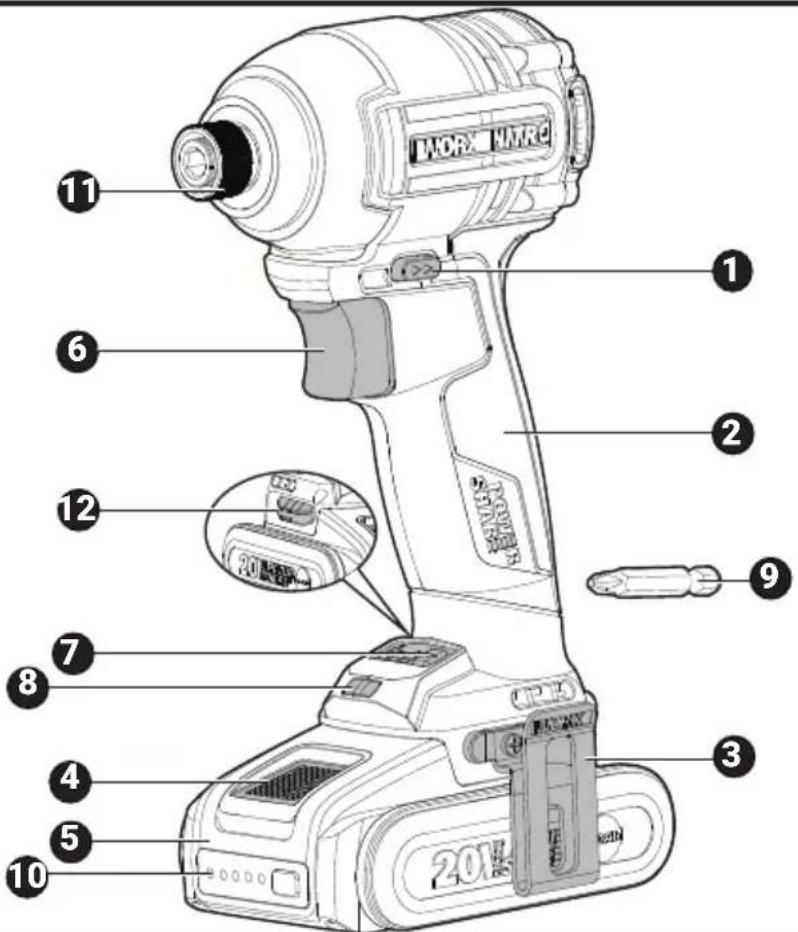 WORX WX265.9 - 1