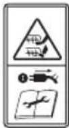 WORX WG855E.9 - ADVERTENCIAS DE SEGURIDAD PARA LA BATERÍA - 1