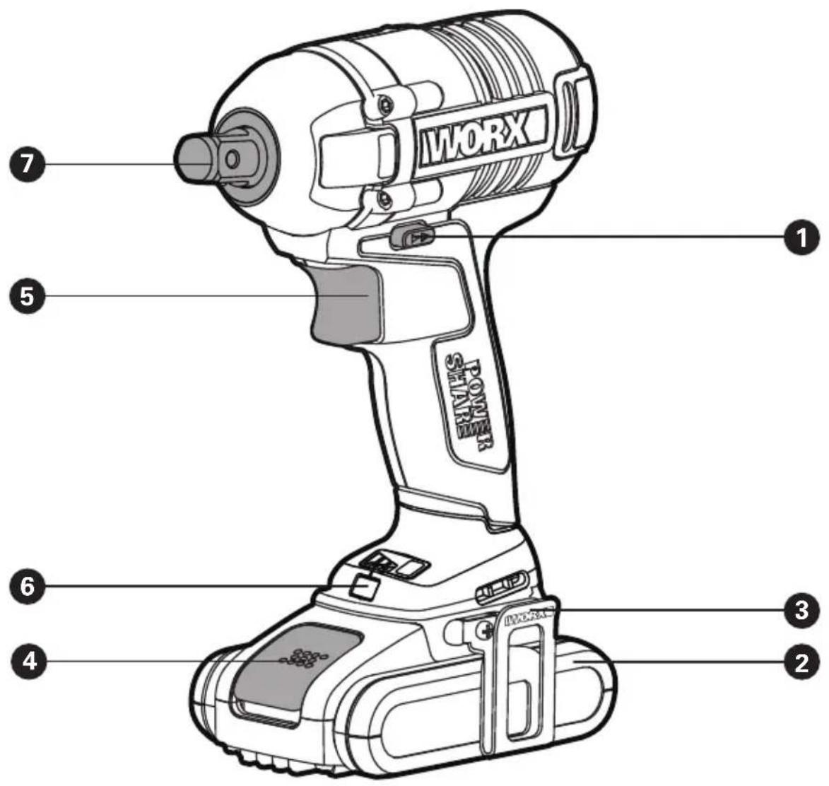 WORX WX279.9 - 1