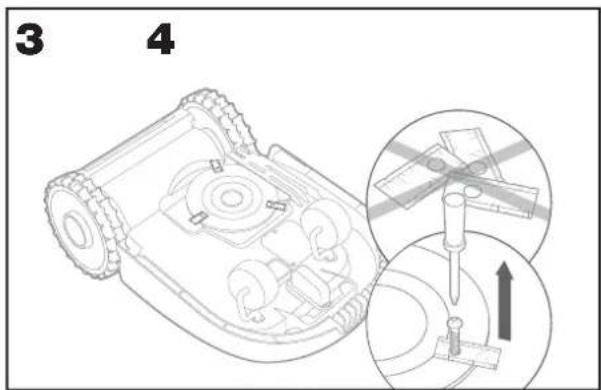 WORX WR184E - Cambiare le lame - 2