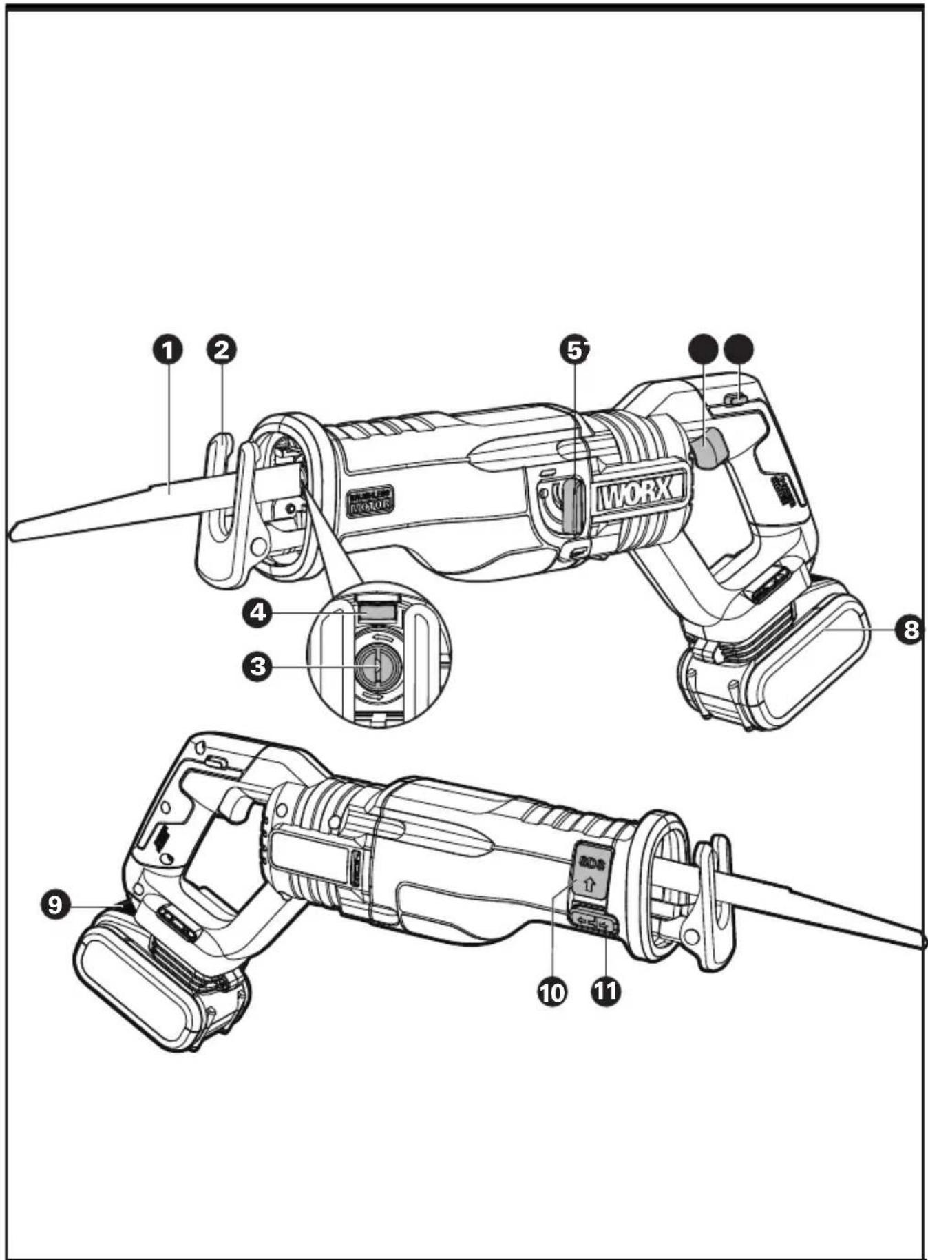 WORX WX516.9 - 1