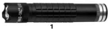 Maglite MAG-TAC LED - Sisältää: - 1