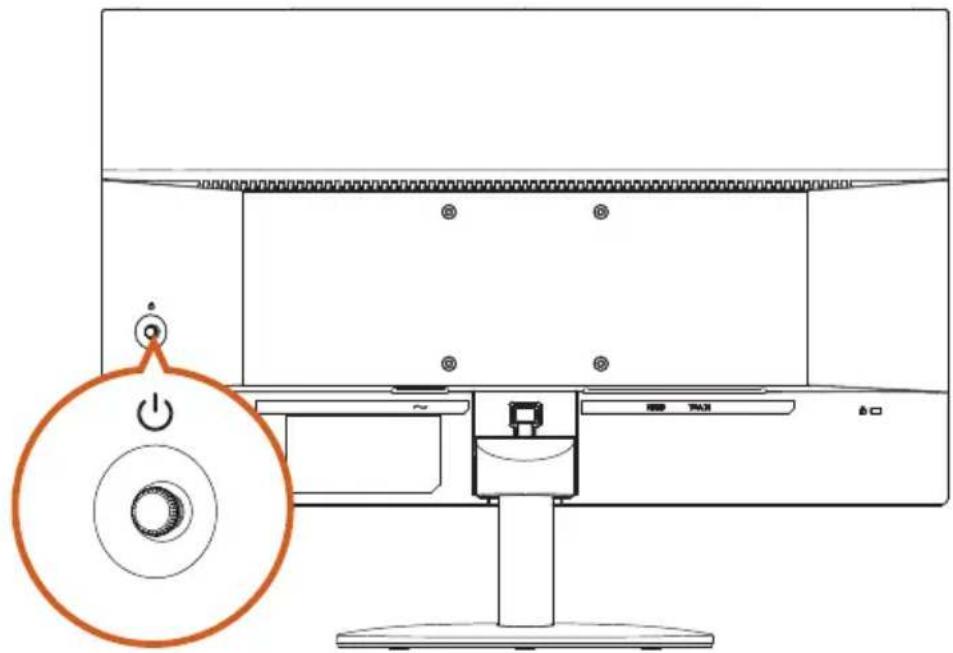ASROCK CL27FF - Mise sous tension/hors tension du moniteur - 1