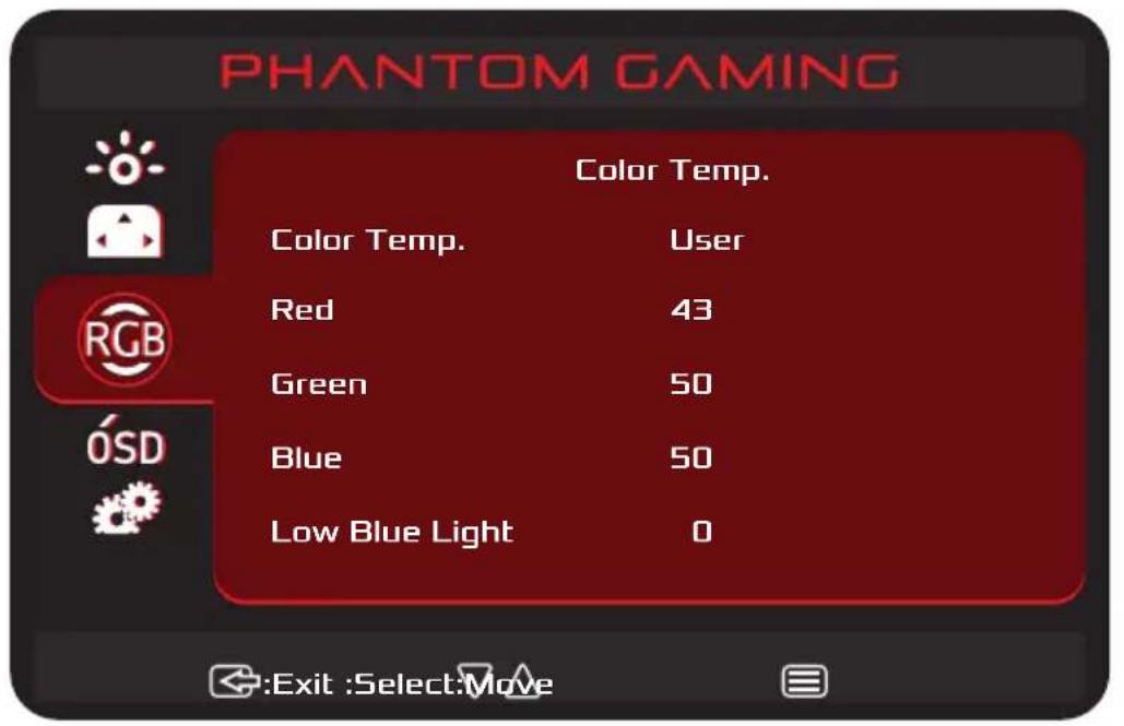 ASROCK PG27QFT2A - Menus OSD - 3