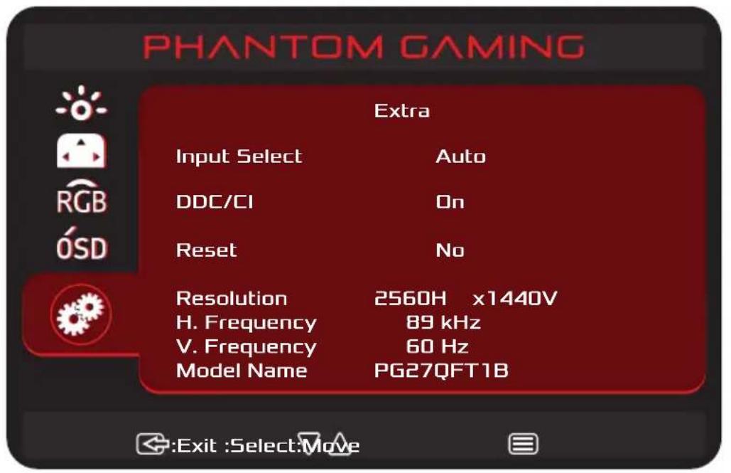 ASROCK PG27QFT2A - Menus OSD - 5