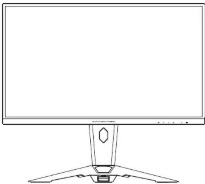 ASROCK PG27QFT2A - Étape 3. Placer le moniteur en position verticale - 1