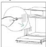 CANDY CA6 N5B3EYTX - Byte av sidoglödlampa: - 2