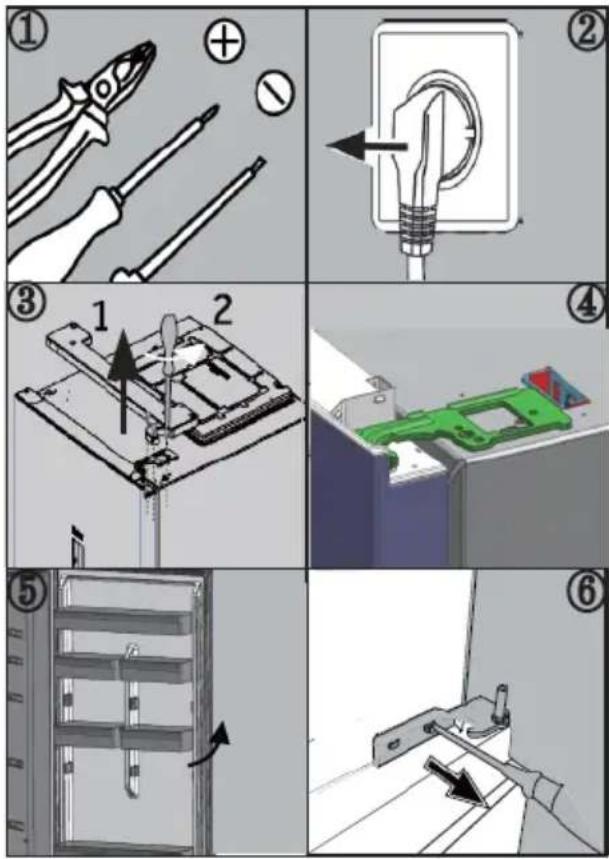 CANDY CNCQ2T620EB - Assembly steps - 1