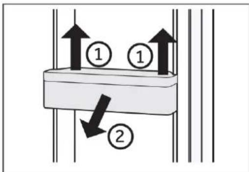 CANDY CNCQ4T620DX - Prestatges a la porta/suports per a ampolles desmuntables - 1