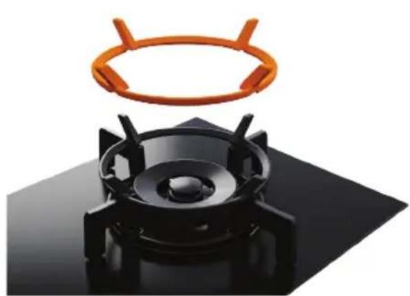 Fisher & Paykel CG151DNGGB5 - Utilisation du petit support de casserole - 1