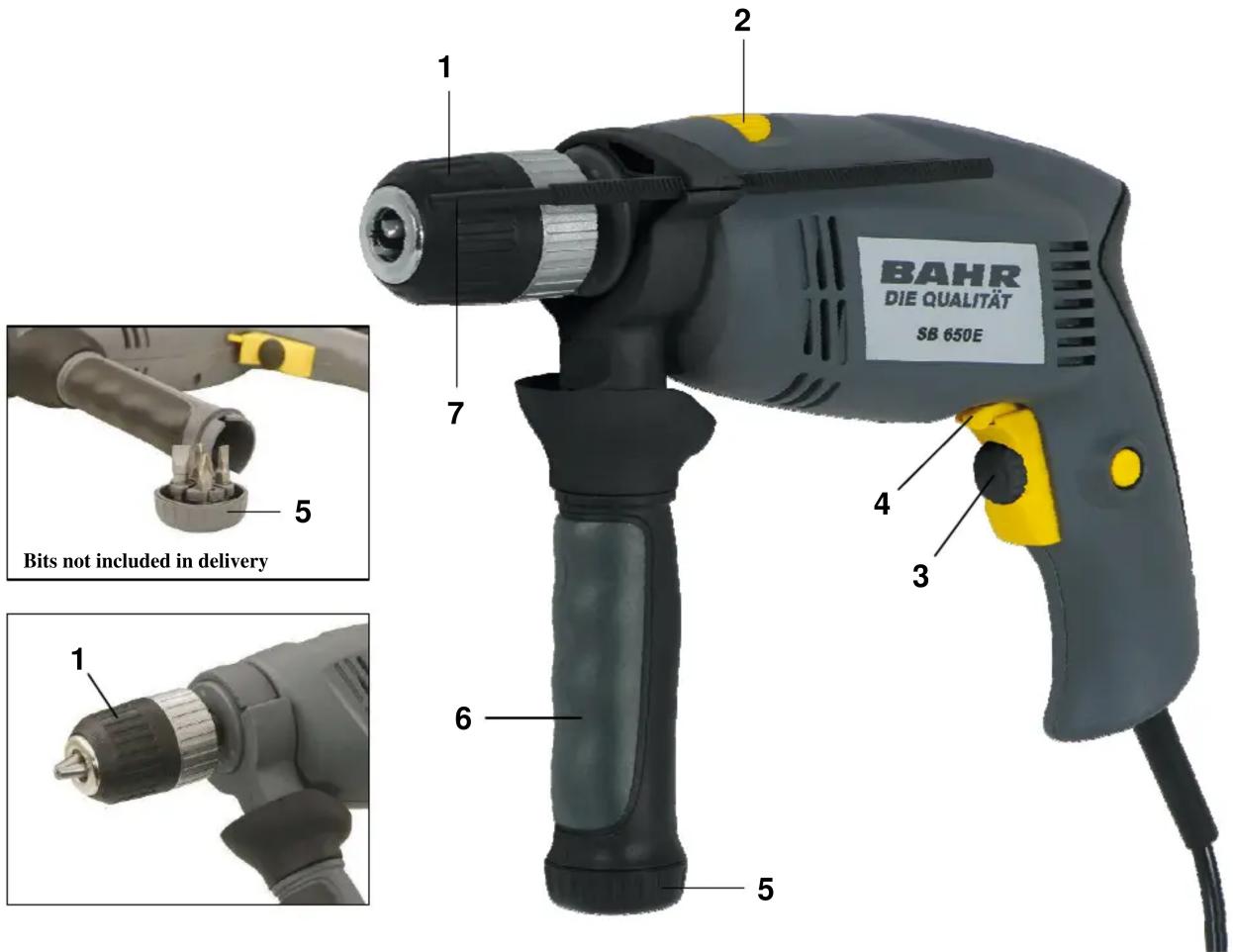 Max Bahr SB 650 E - Technical Data - 1