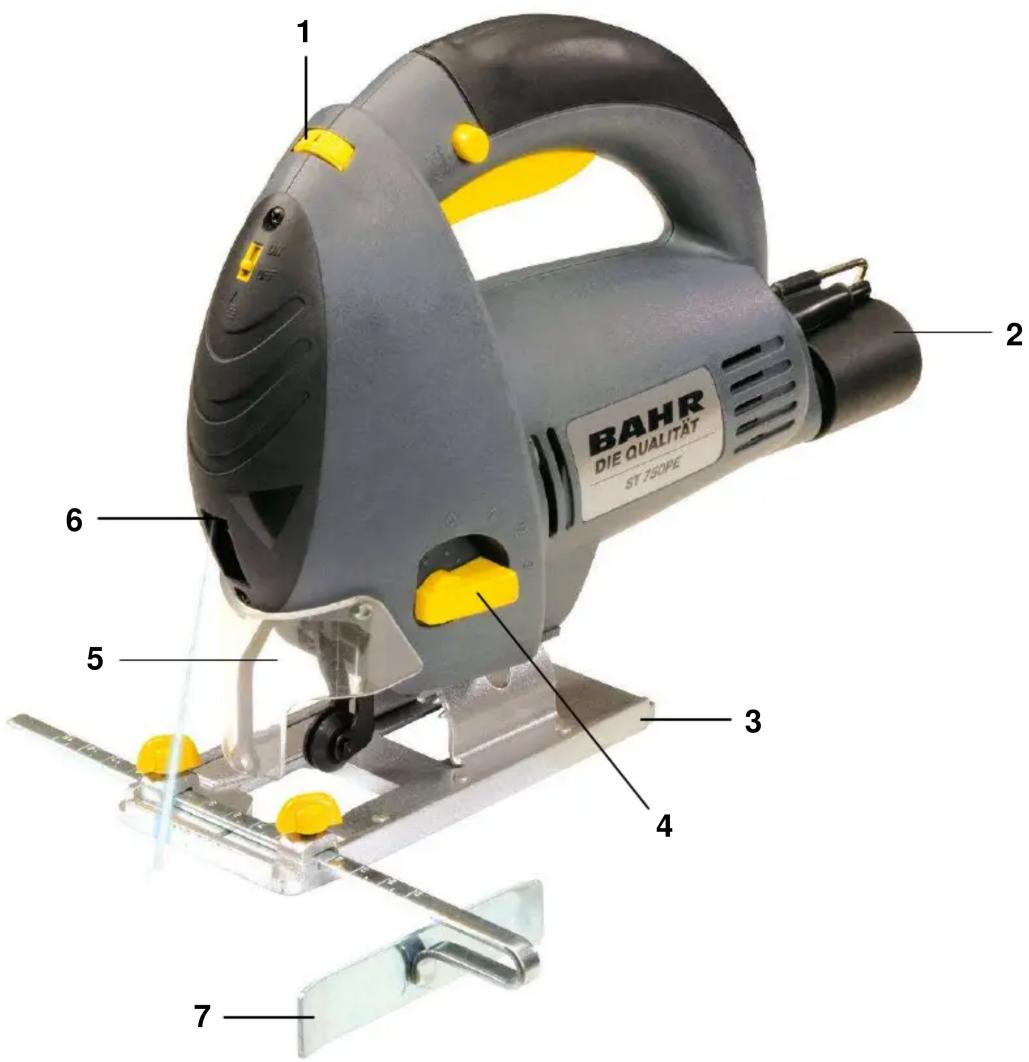 Max Bahr ST 750 PE - Technical Data - 1