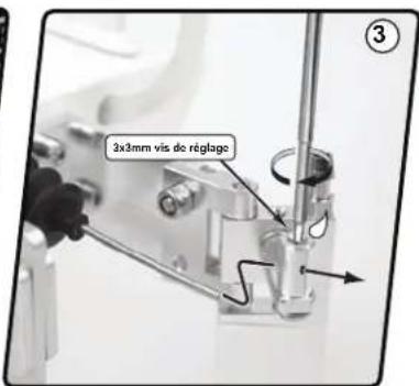 2x3mm vis de réglage ③