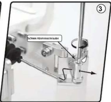 3x3mm Klemmschraube ③