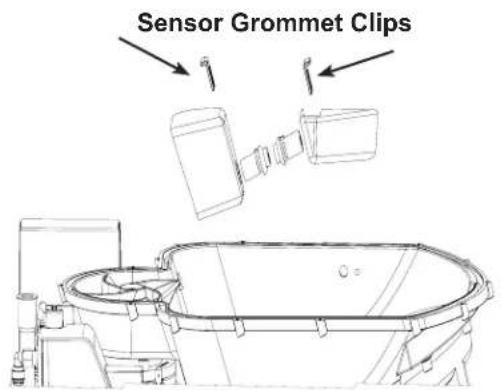 Scotsman HID207 - Clean if the controller indicates bin full and there is no ice between the sensors. - 1