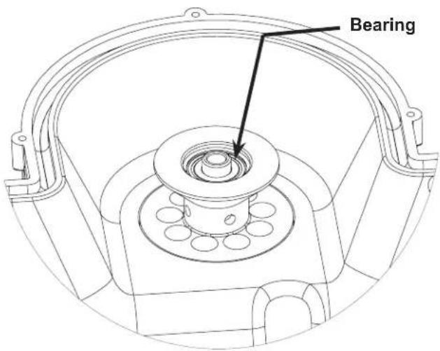 Scotsman HID207 - Caution: Do not allow sanitizer to contact the bearing. - 1