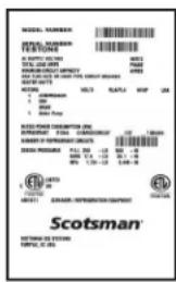 Scotsman HID207 - Approbations d'agence (en attente) - UL et NSF. - 1